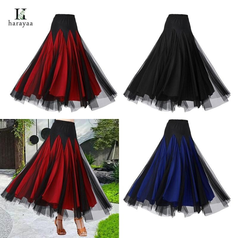 Summer Chiffon Reversible Big Swing Dance Wrap Skirt 2932 Summer Chiffon Reversible Big Swing Dance Wrap Skirt 2932