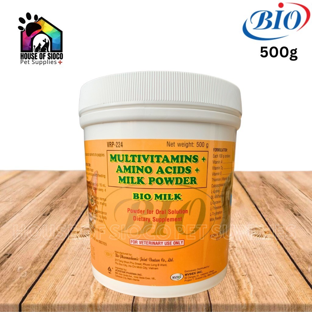 Bio Milk Water Soluble Powder For Pets 500g | Shopee Philippines