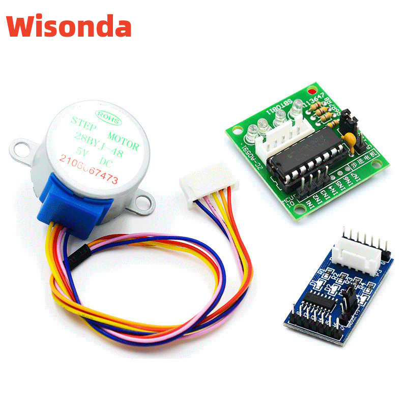 28BYJ-48-5V 4 phase Stepper Motor+ Driver Board ULN2003 Stepper motor ...
