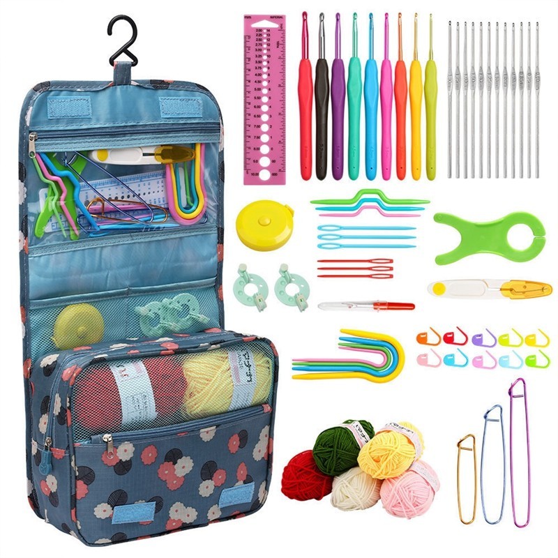 Uliekhy Beginner Crochet Set Kit For Adults Knitting Starter Kit Adults ...