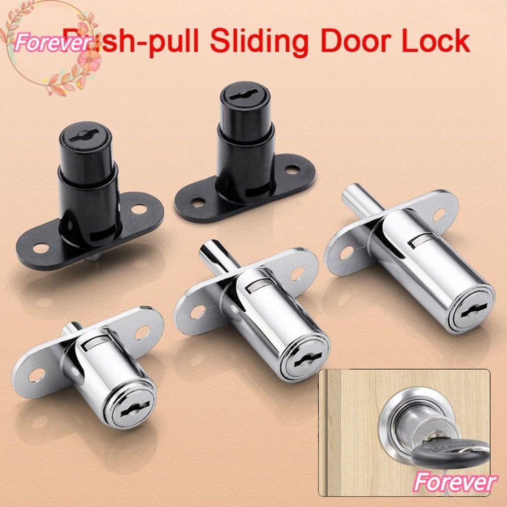 FOREVER Sliding Door Locks, Zinc Alloy With Keys Window Security Lock ...