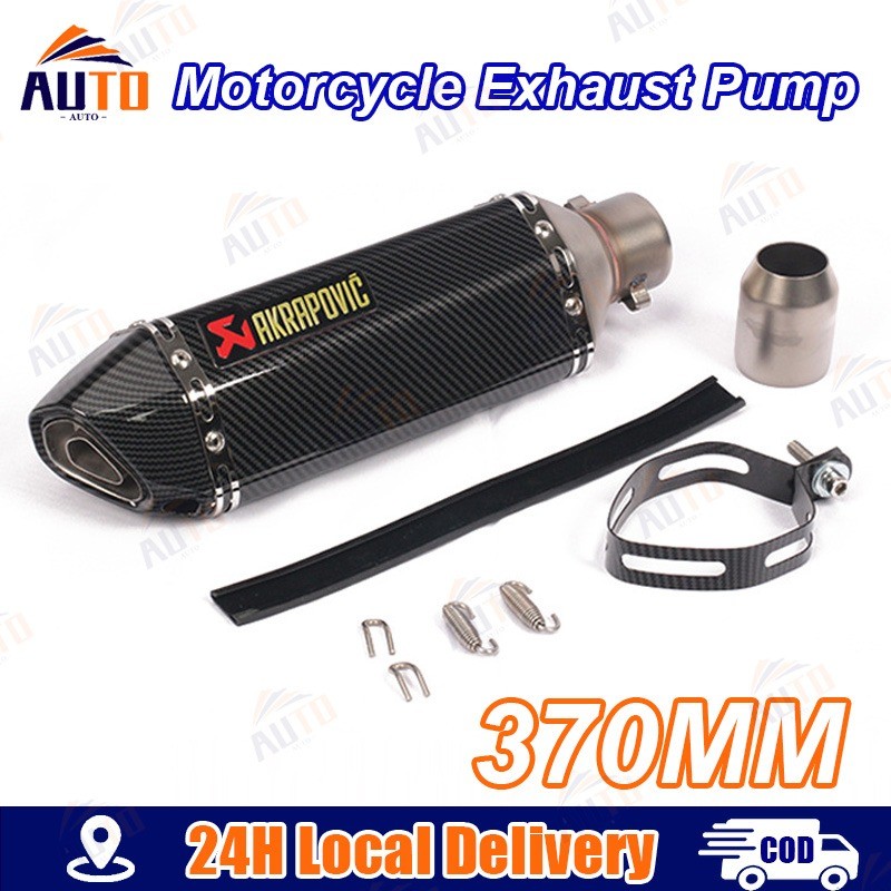 Motorcycle Exhaust Muffler Akrapovic Exhaust Muffler Pipe 370MM Spot 38 ...