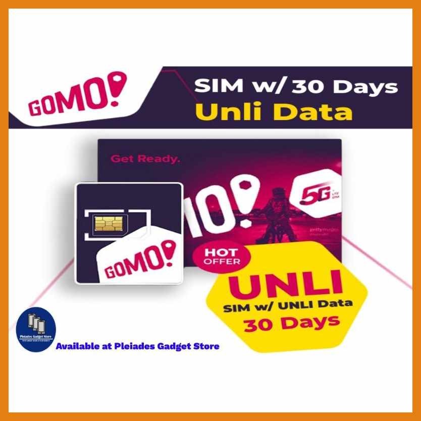 GOMO[vd=Sim'X*Unlimited:M%Data_q%30days | Shopee Philippines