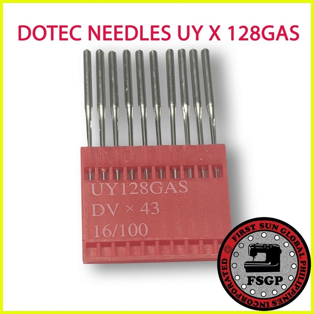 ♞Industrial Sewing Machine DOTEC needle(TAIWAN) UY X 128 For Piping