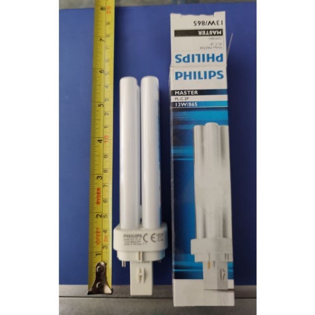 Philips Pin Light 13 Watts CFL Color Daylight Only G24D 1