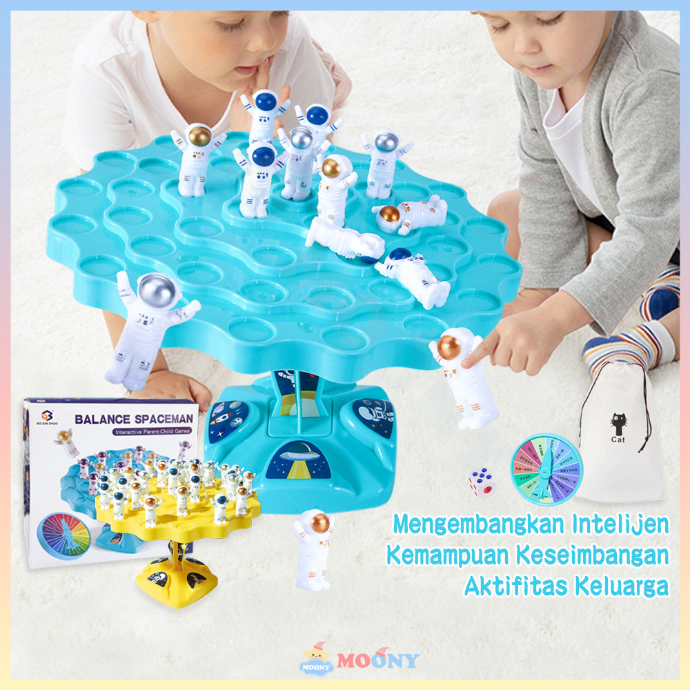 Moony Toy Board balance tree Spaceman Frog balance tree balance tree ...