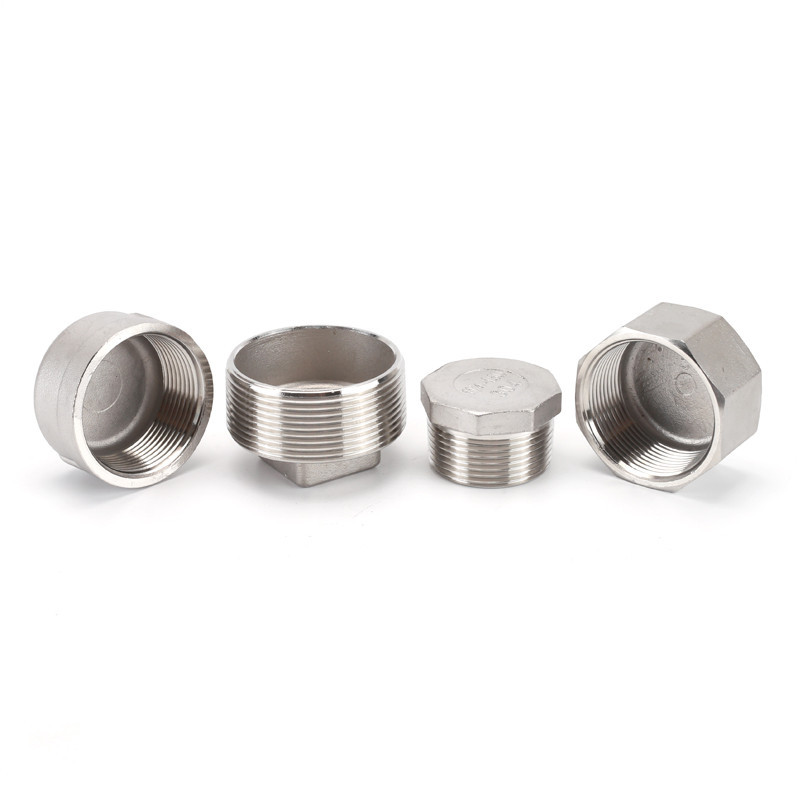 [HYH] 304 Stainless Steel Octagonal Inner Outer Wire Plug Pipe Cap Plug ...