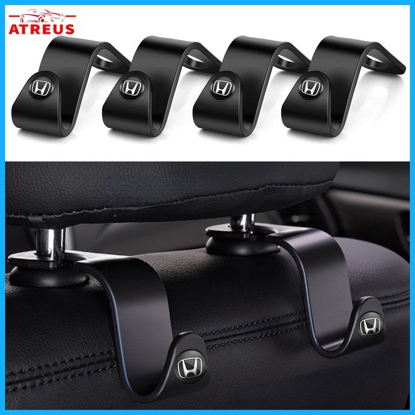 1/2Pcs Honda Car Back Seat Hanger Hooks Freed Brio City Civic CRV HRV