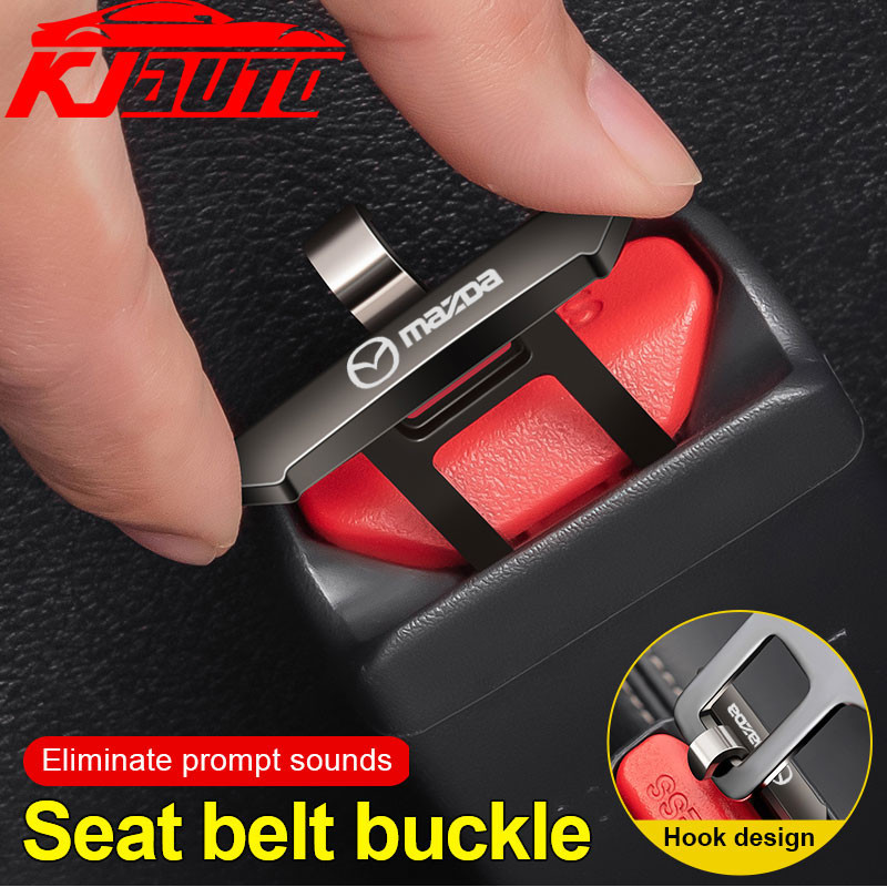 1 2pcs Mazda Car Seat Belt Extender Mazda 3 2 5 CX3 RX8 BT50 323 CX8 CX30 RX7 626 CX7 NX5 CX9 Zinc Alloy Seat Belt Muffler Accessories Shopee Philippines