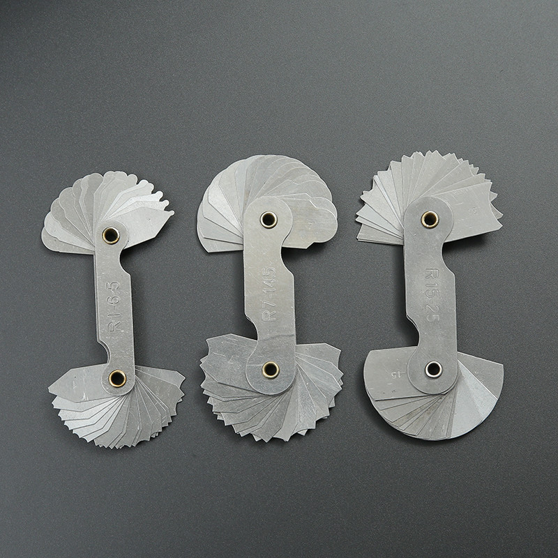 Radius Gauge High Precision Radial Ruler Measurement Arc Tool Arc R ...