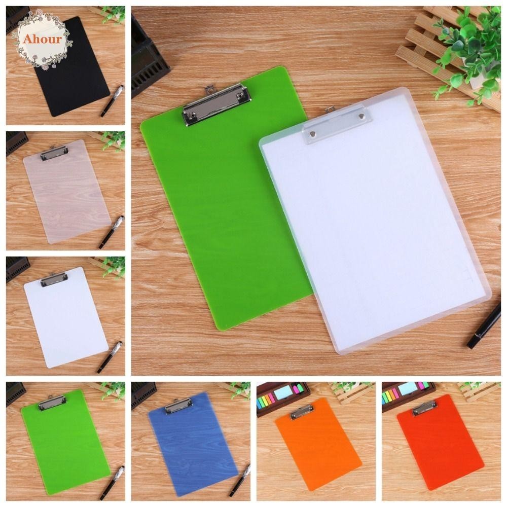 AHOUR A4 Writing Clipboard, With Low Profile Gold Clip Writing Sheet