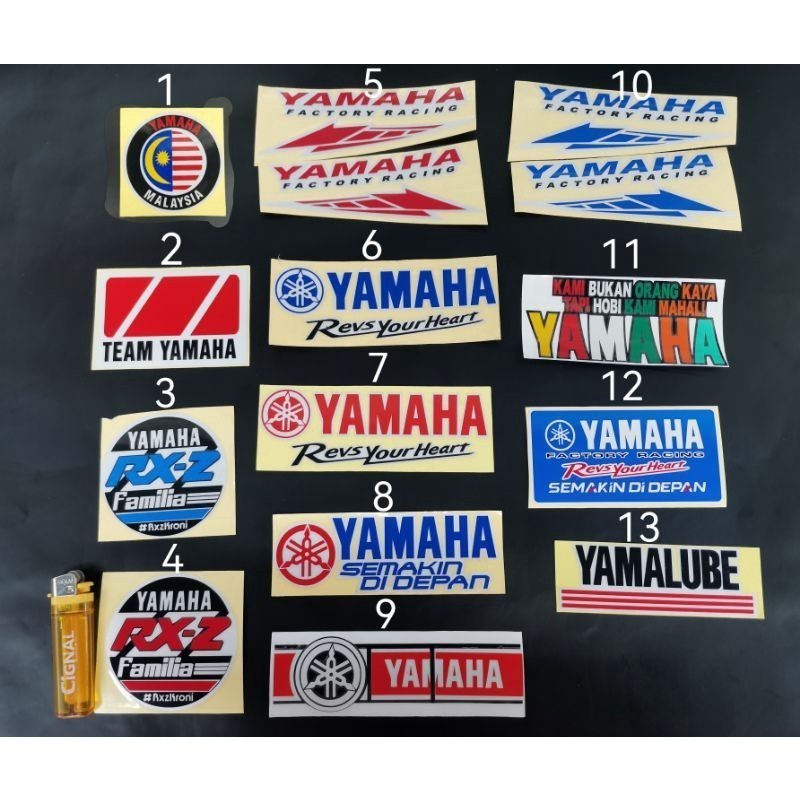 Yamaha Factor Racing/Yamaha Old School Designs Sticker Cutting ...