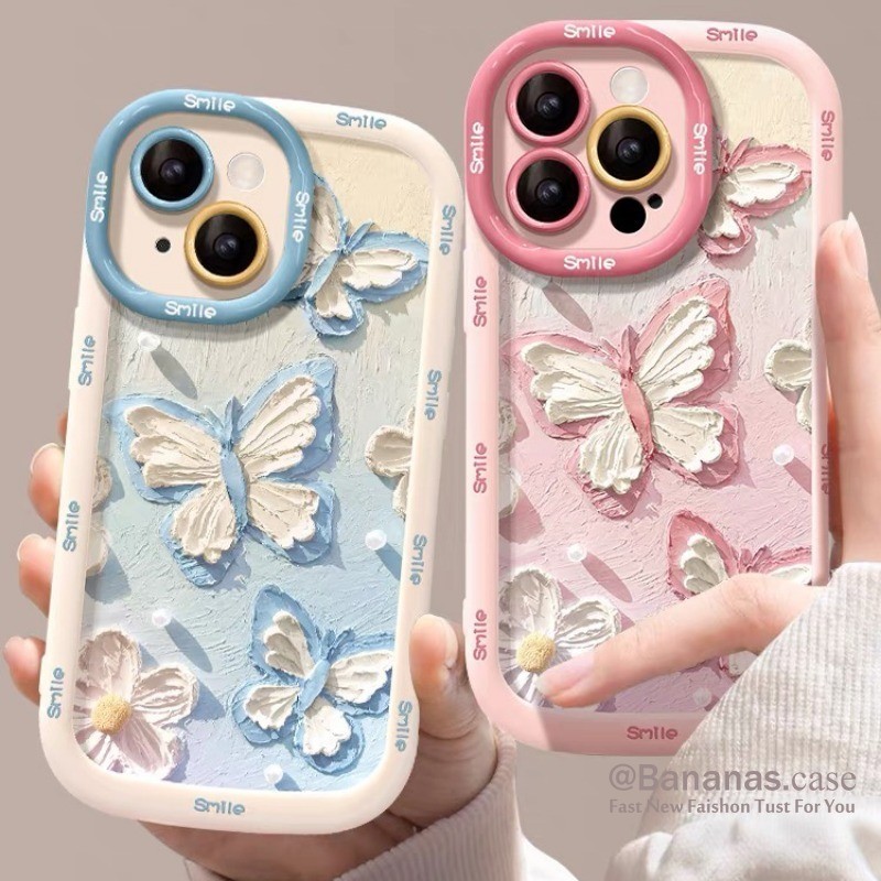 I MGAE IN AR Compact Case For IPhone 16 Pale Pink Butterfly Design,Cute Trendy Soft Slim TPU Shockproof Protective Phone Cases Cover For Women Girls Aesthetic Glitter - Foto 6