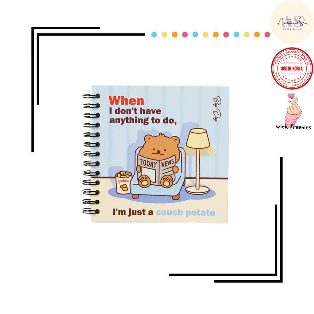 I'm just a couch potato' Wired Notebook 80 Pages | Shopee Philippines