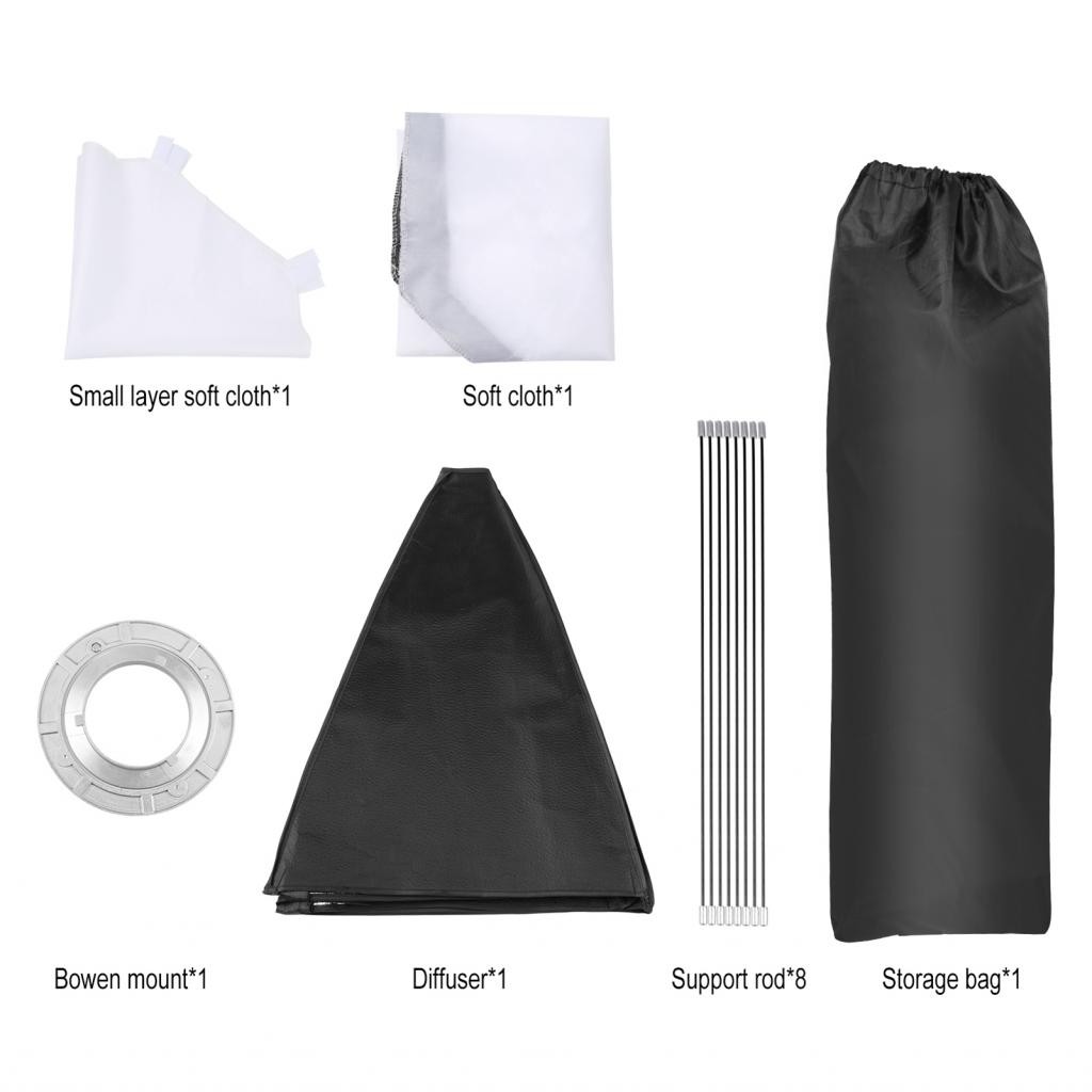 Camnoon 95cm/37.4in Quick Release Octagon Softbox with Bowen Mount and ...
