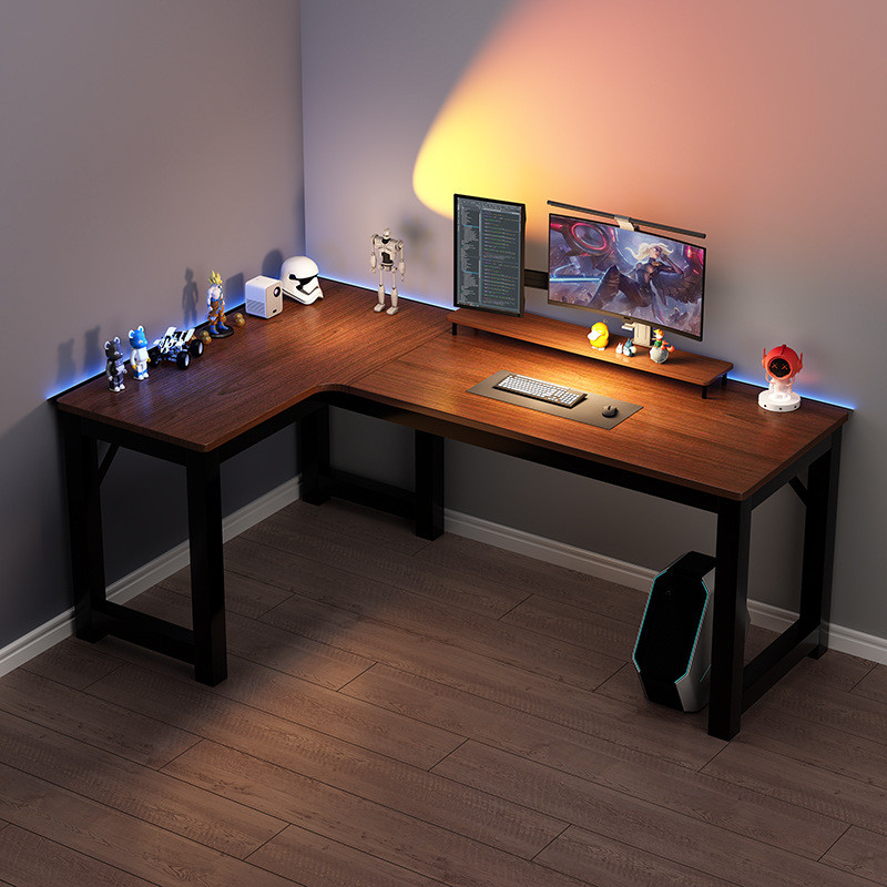 Corner Desktop Computer Desk Gaming Desk Chair Set Double Corner Desk ...
