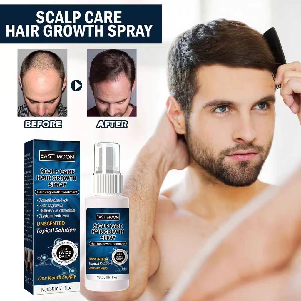 Hair Growth Serum 6 Minoxidil Spray AntiHair Loss Men Hair Sideburns