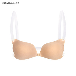 Women Transparent Clear PVC Strong Invisible Strap Push Up Bra