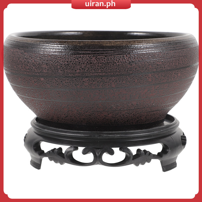 Flower Pot Bowl Lotus Basin Ceramic Non-porous Copper Money Grass One ...