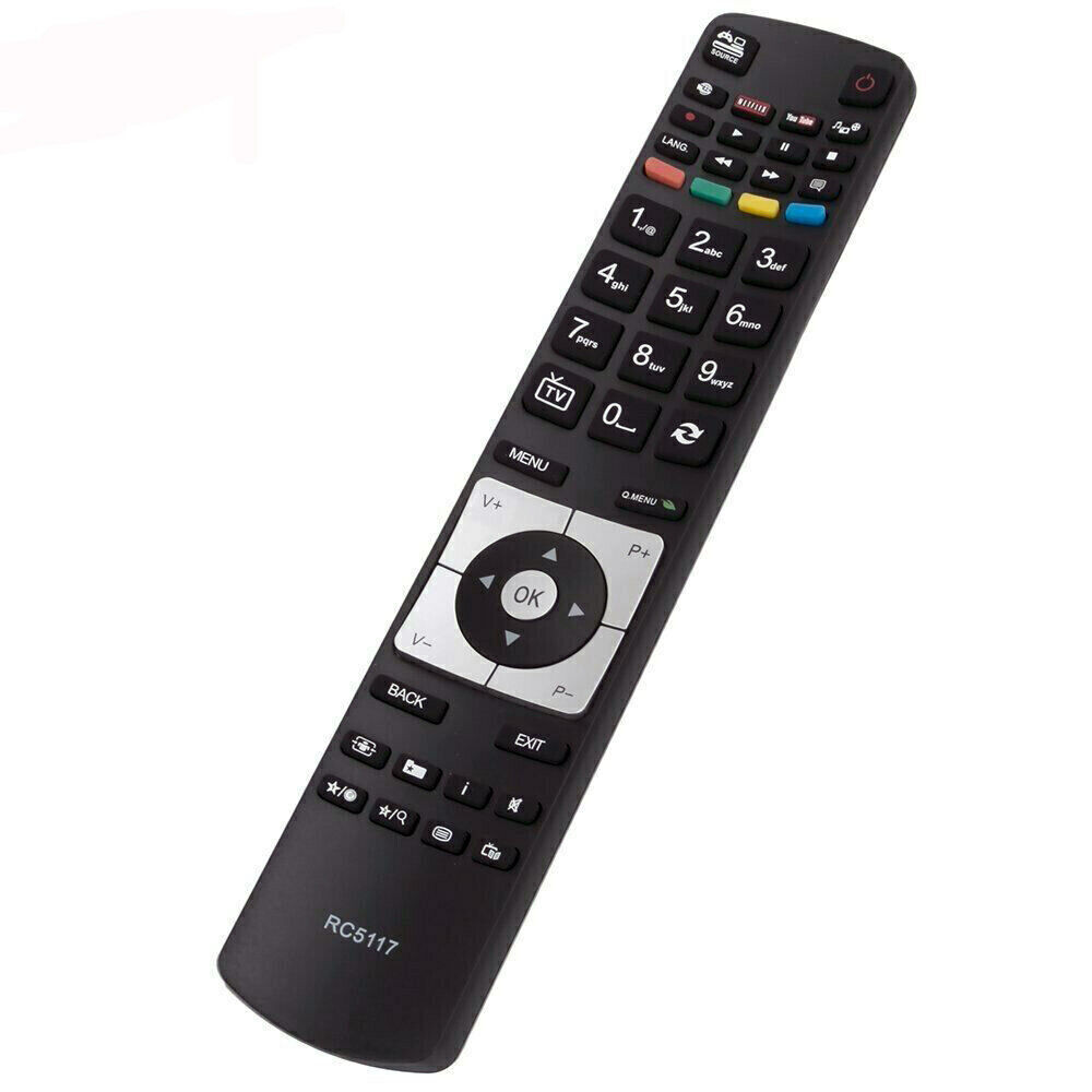 Telecomando Universale RC5117 Per TV Hitachi – Modelli 24HYT45U, 32HYJ46U, 50HYT62U E Simili – Con Tasti Netflix E YouTube - 2