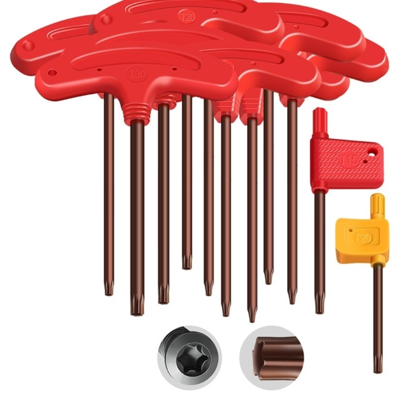 Left Torx Head Security Bolt Hole Screwdriver Tamper Proof Screw Driver ...