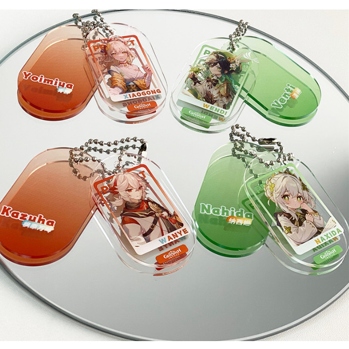 Dignity Pack Genshin Impact keychain with beautiful tag model | Shopee ...