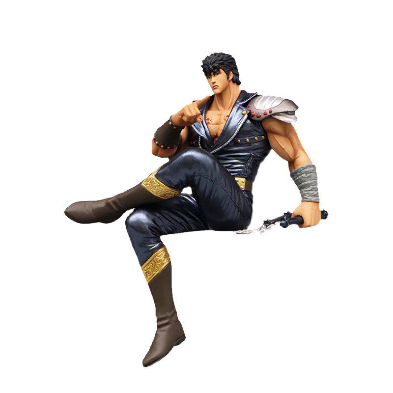 Epitome Kenshiro Figurine d'anime Kenshiro - Figurine d'action de combat - Articulations mobiles - Décoration de bureau - Cadeau de collection pour les fans