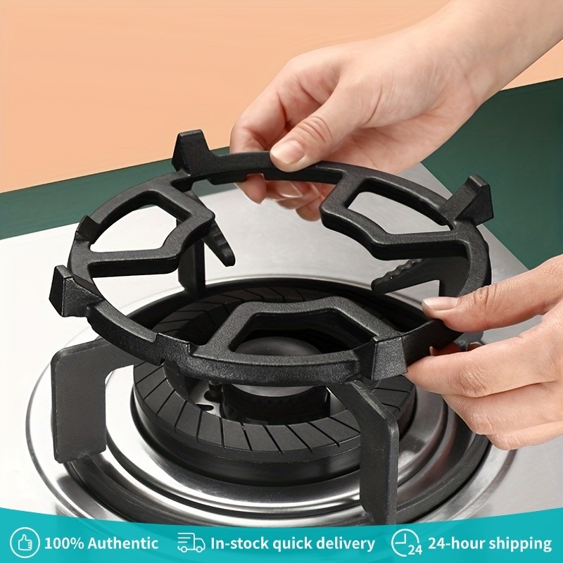 Universal Non Slip Cast Iron Stove Wok Support Rack Burner Gas Stove ...