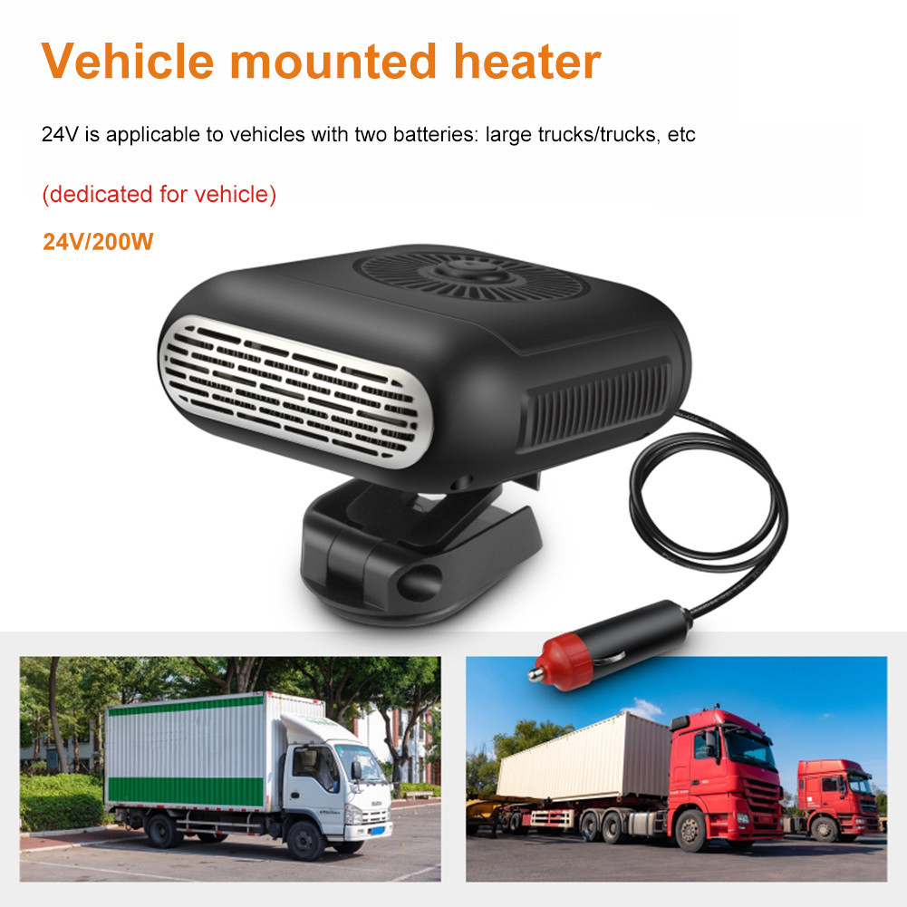 Universal Electric Car Heater Fan 12V/24V Car Windshield Heater Angle ...
