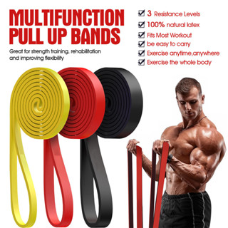 5 Levels Resistance Bands With Handles Yoga Pull Rope Elastic Fitness  Exercise Tube Band For Home