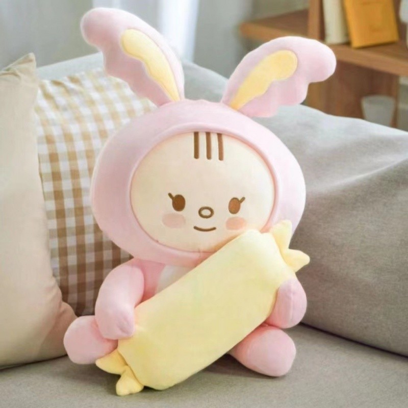 [Ready Stock]jeonghan blanket rabbit plushie rabbit doll rabbit plush ...
