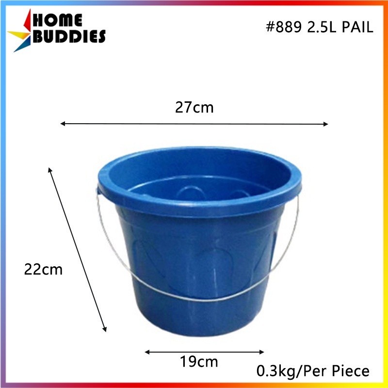 (KB)Colored Small Pail/Timba Multi-purpose Bucket Container | Shopee ...