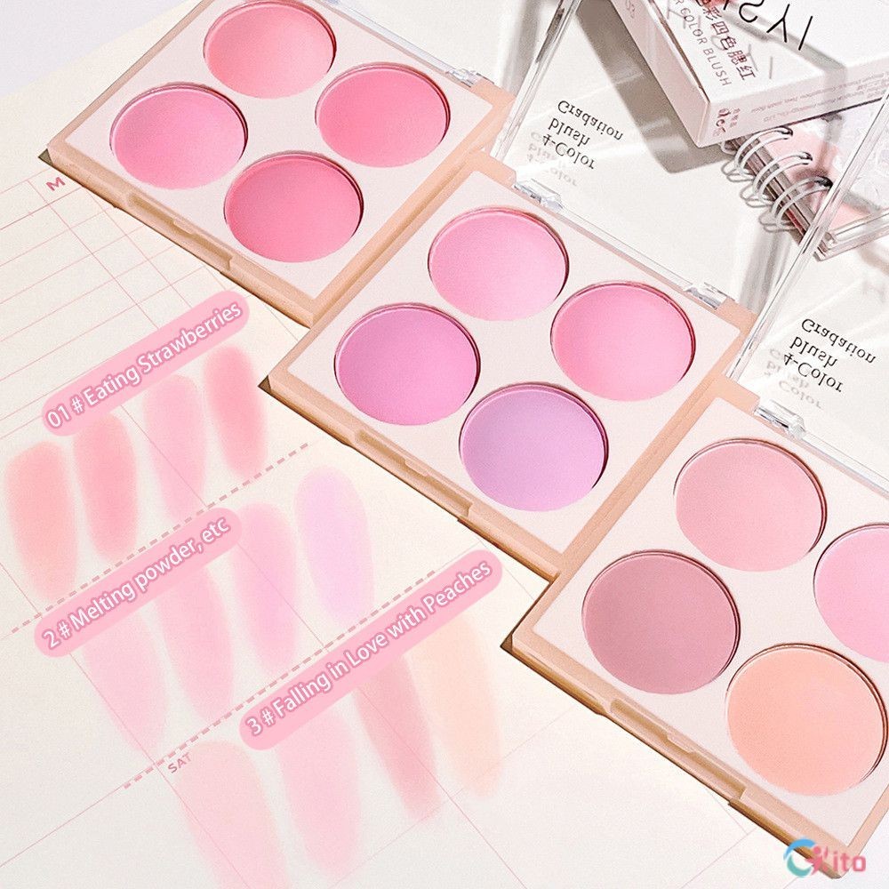 Four Color Blush Cool Tone Blush Pigmented Cool Toned Blush Nature ...