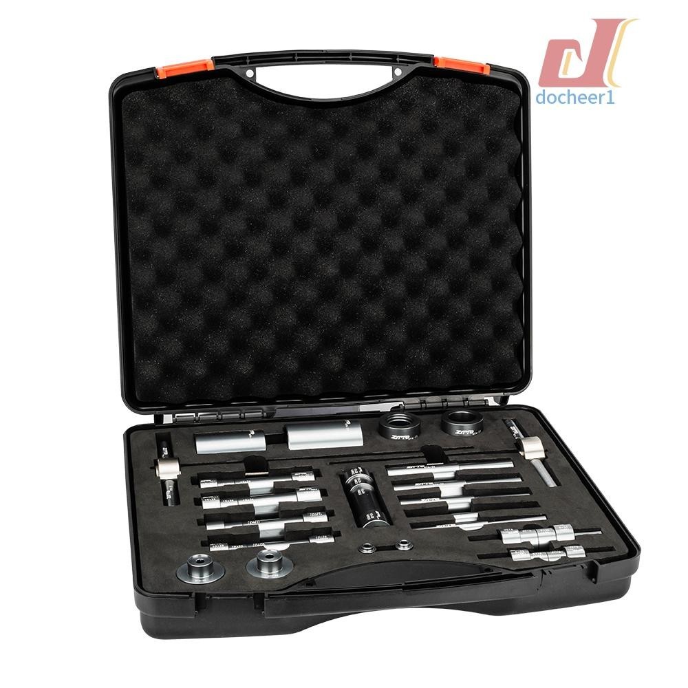 1 Set Bike Hub Bearing Install and Remove Tool Bicycle Bottom Bracket ...