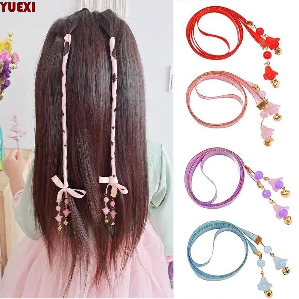 YUEXI Girls DIY Ponytail Braids, Chinese Style Colorful Hair Braids ...