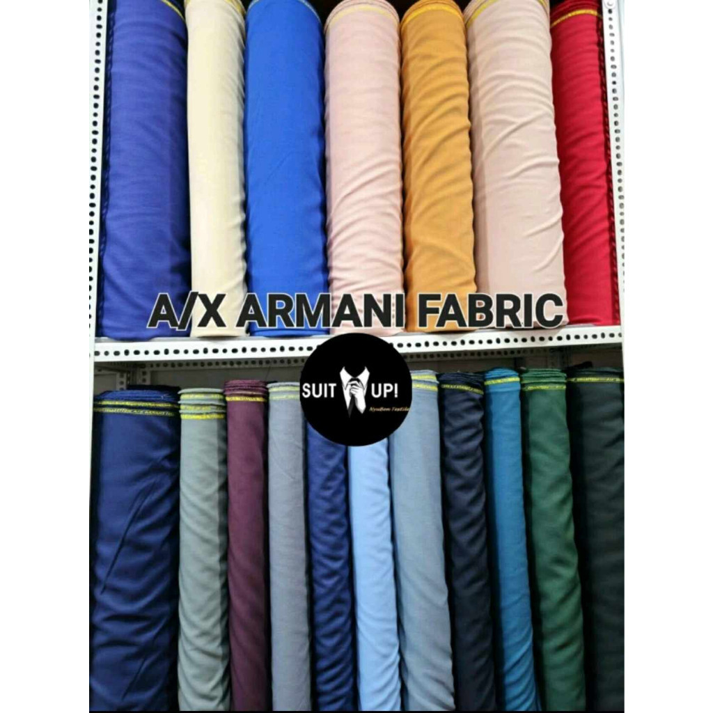 AX ARMANI WOOL FABRIC SOLD PER YARD Tela Only Shopee Philippines