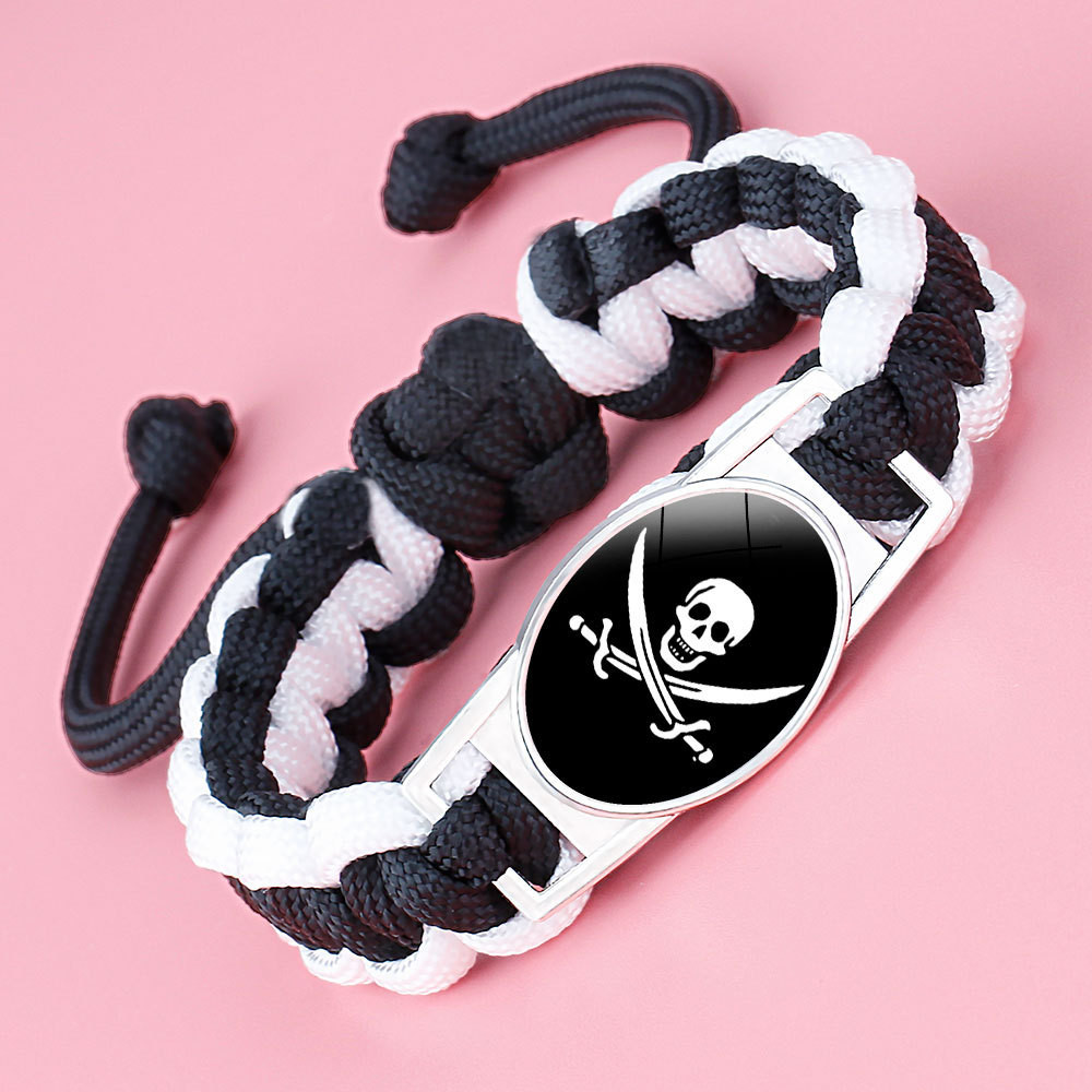 Personality Hand Jewelry One Piece Pirate Skull Time Gem Male and ...