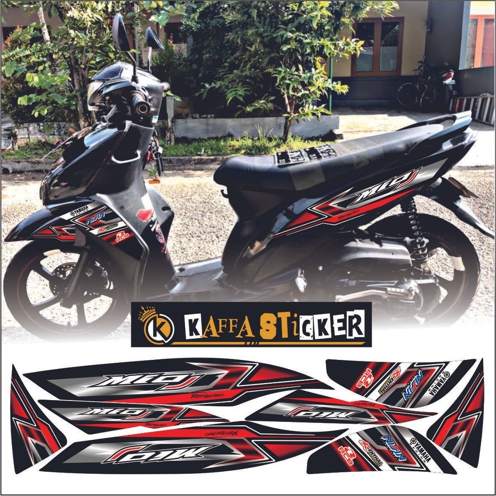 MIO J MIO GT SHARK STICKER MIO J MIO GT STRIPING VARIATION STICKER ...