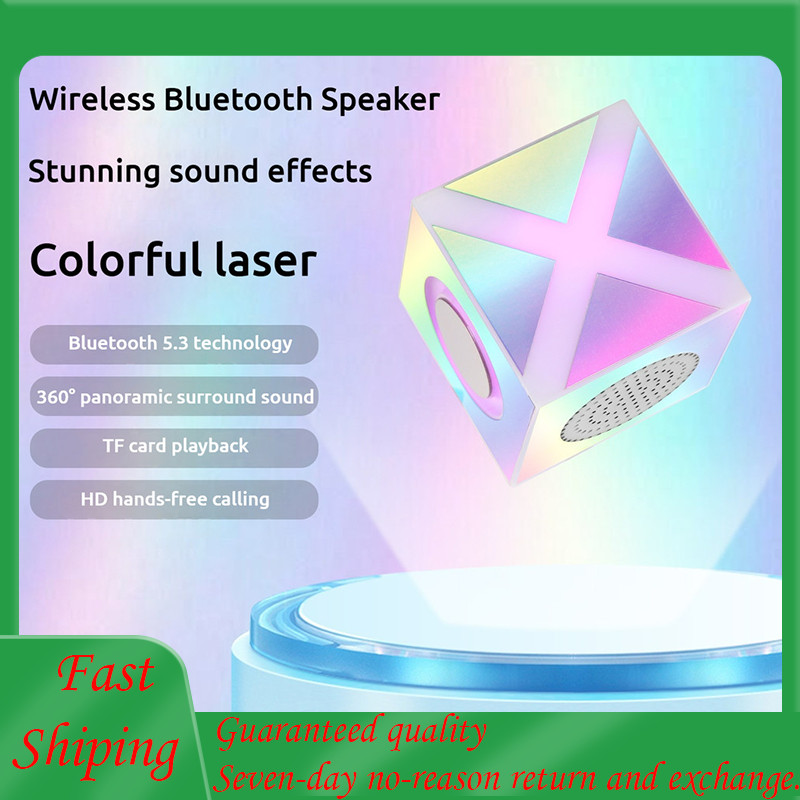 Colorful Bluetooth Speaker Subwoofer Wireless Portable Mini Led ...