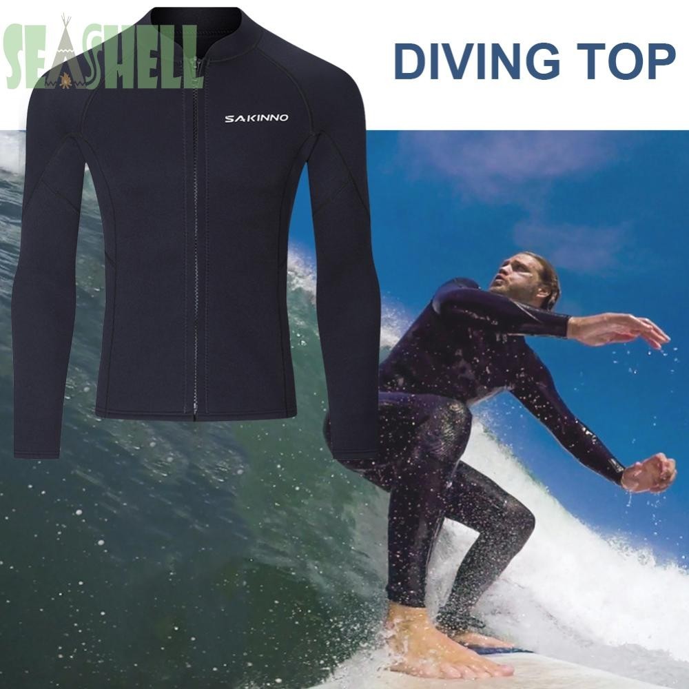 2MM Diving Suit UVProof LongSleeve Rash Guard Dive Skins ColdProof