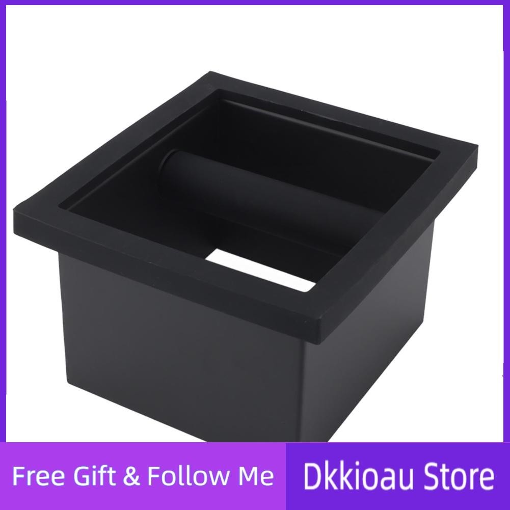 Rectangle Coffee Knock Box Bottomless Embedded Rubber Steel Disposal ...