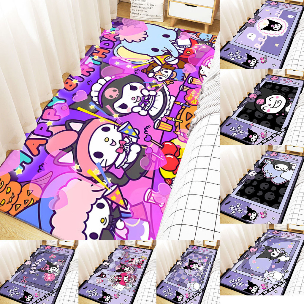 Cartoon Kuromi Cute Carpet Floor Mat Living Room Sofa Carpet Children's ...