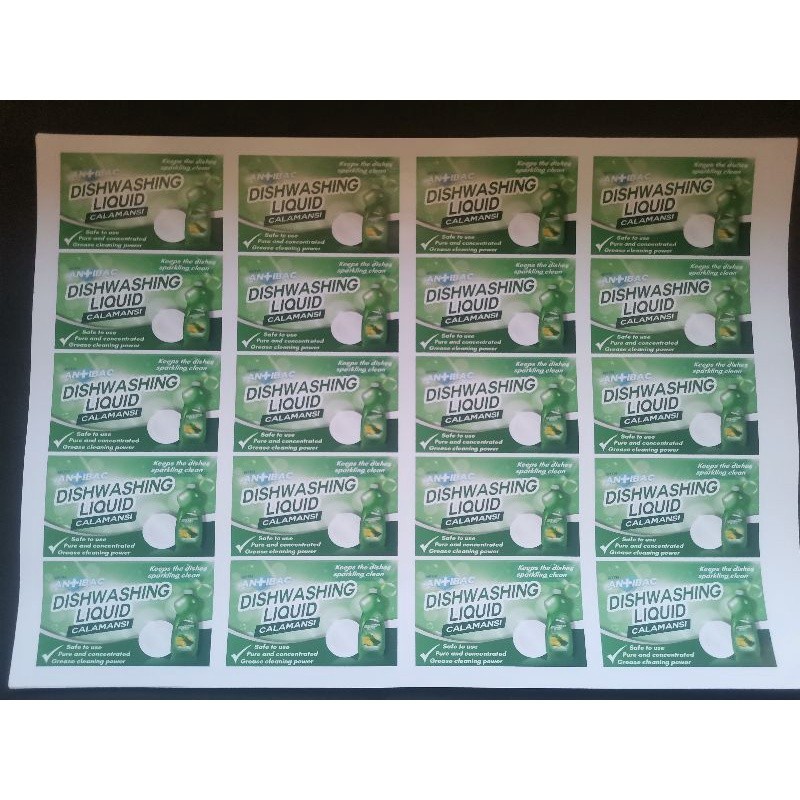 PRODUCT STICKER LABEL for dishwashing liquid | Shopee Philippines
