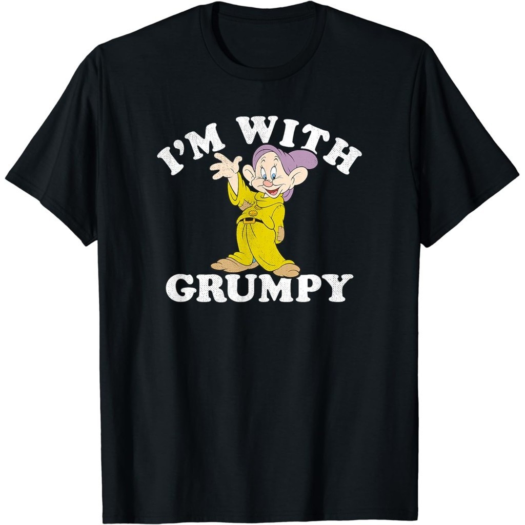 Snow White & The Seven Dwarfs Dopey I'm With Grumpy T-Shirt for men ...