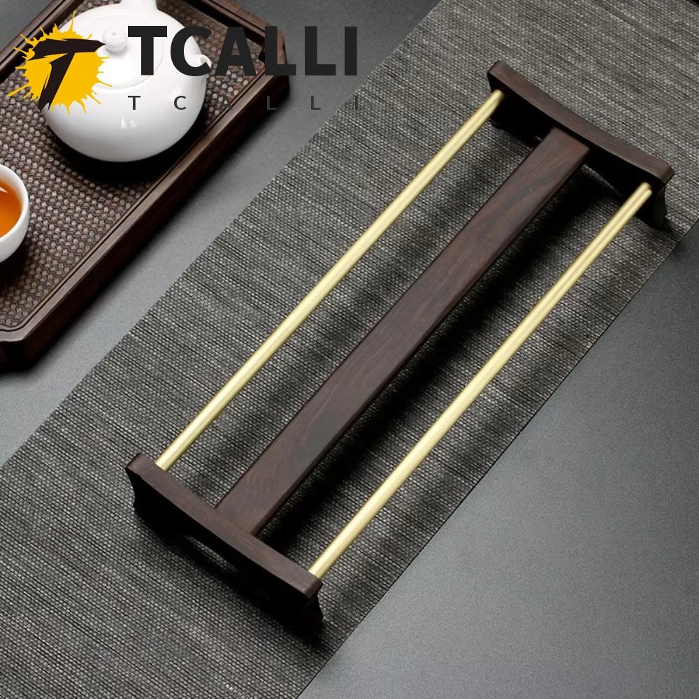 TCALLI Ebony Teacup Holder, Solid Wood Retro Cup Drying Rack, Tea Set ...