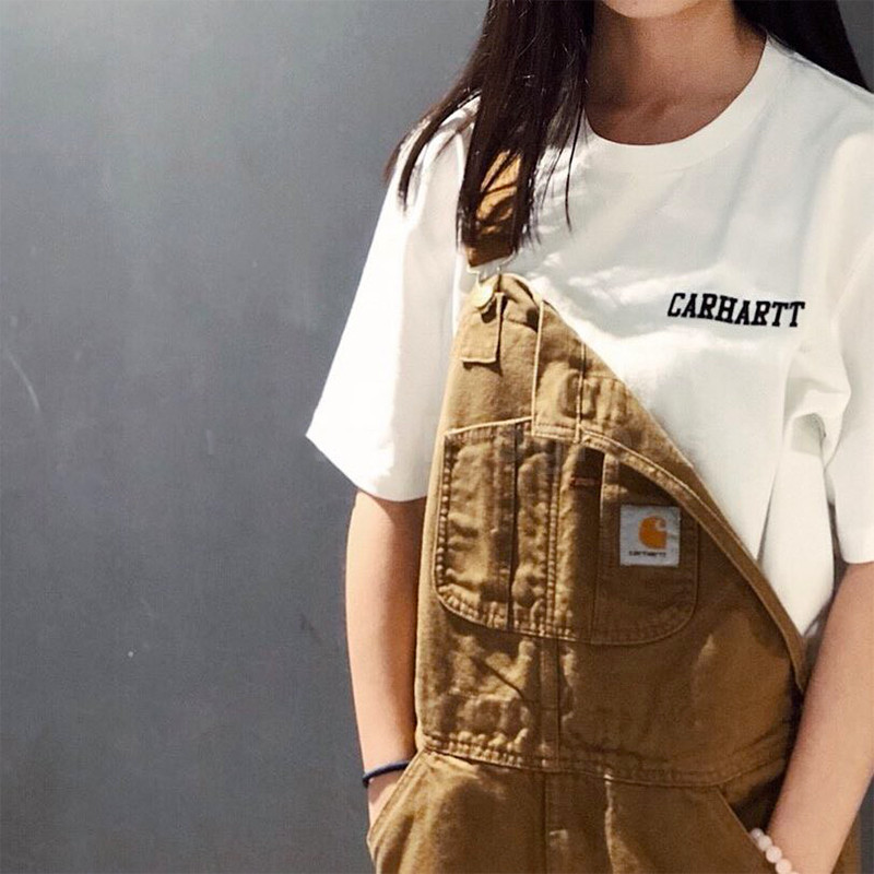 Carhart Overalls Denim Overalls Loose Couple Casual Pants StraightLeg