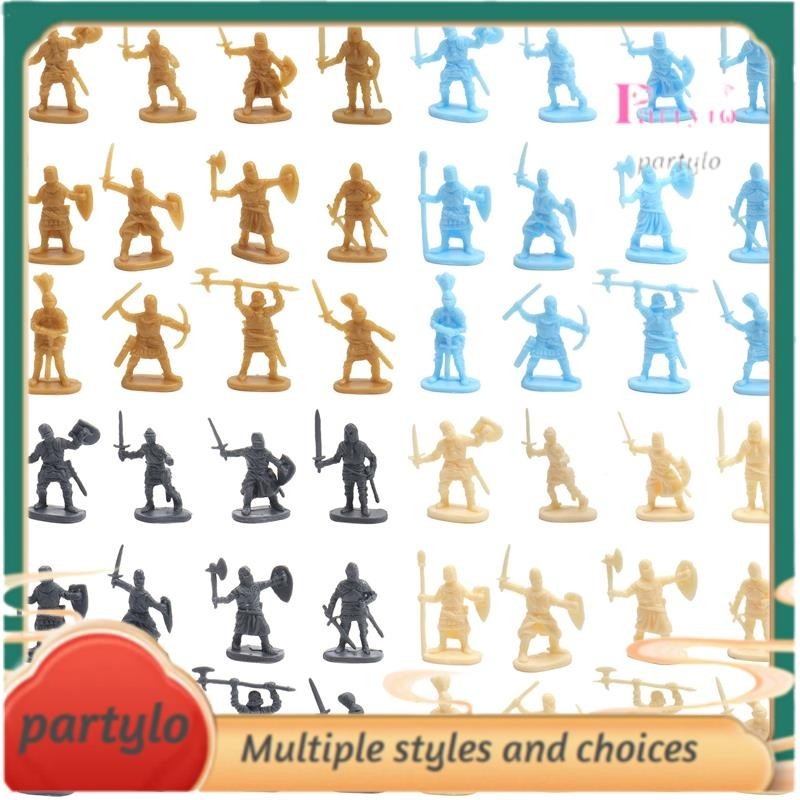 [partylo]172 200/Set Plastic Ancient Soldier Figures Toy Archaic