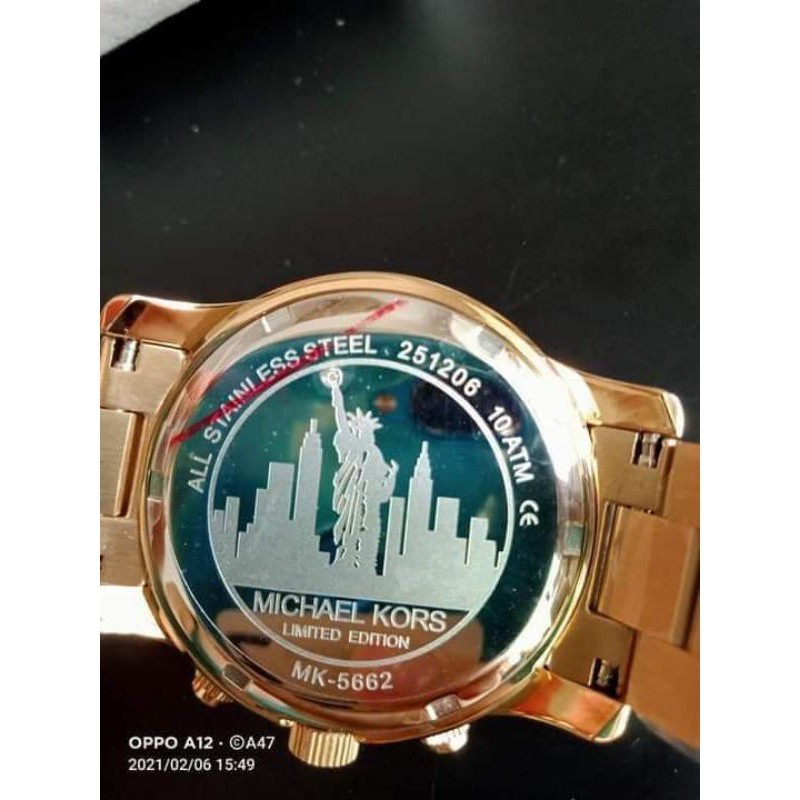 MK New York Limited Edition Gold and Rosegold