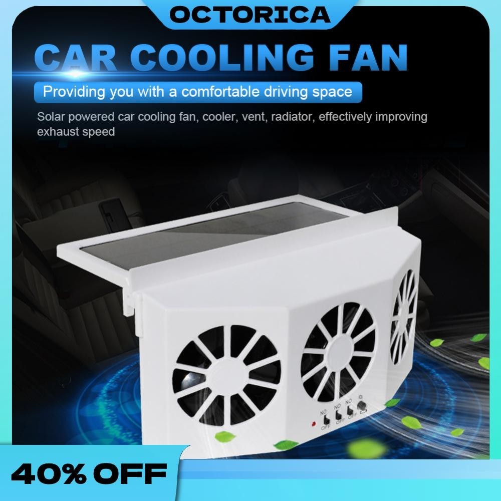 Air Circulation Fan 3 Heads Auto Cooling Fan 2.4V Electric Car Cooler ...