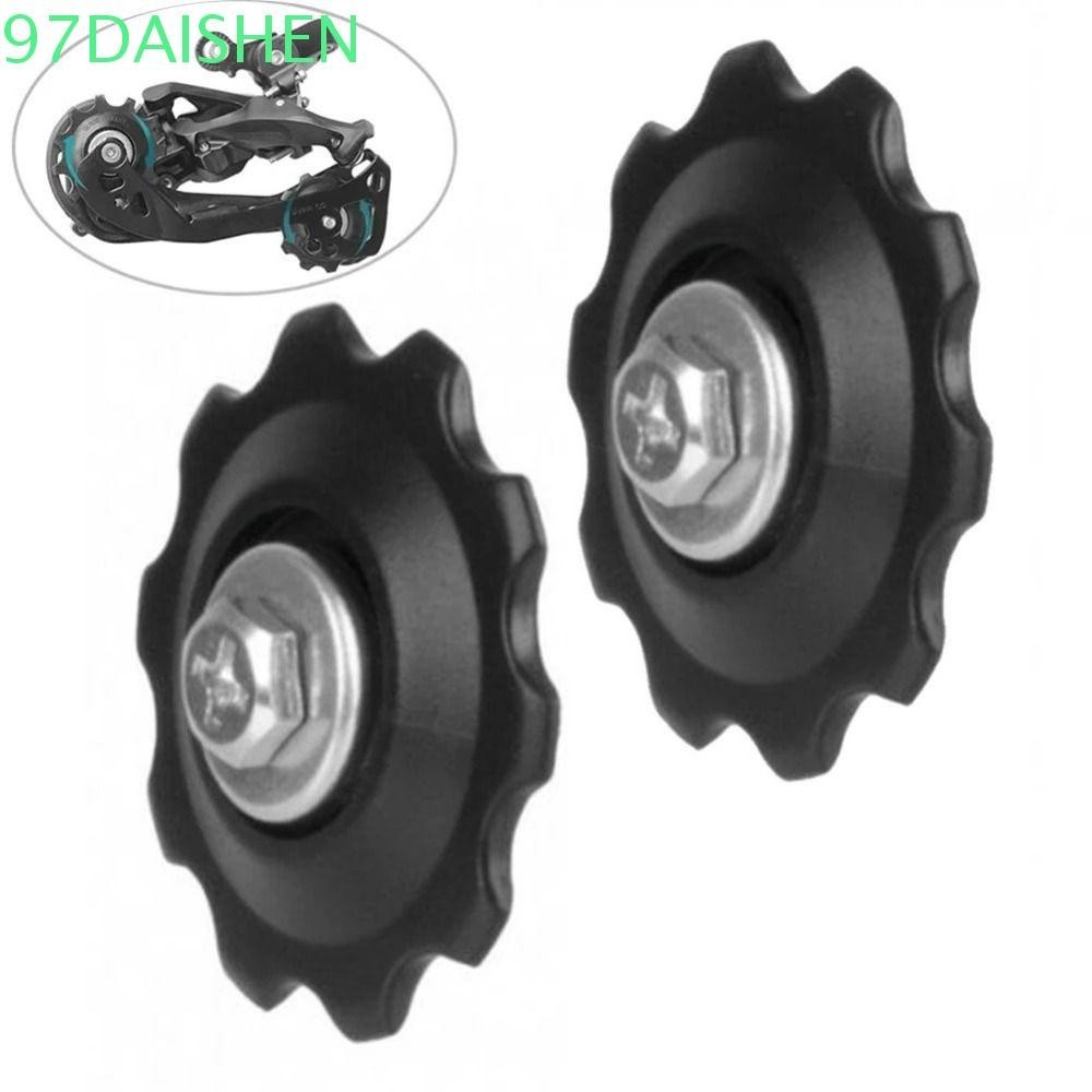 DAISHEN 2pcs/set MTB Bikes Jockey Wheels, 10T 13T 15T Jockey Wheel